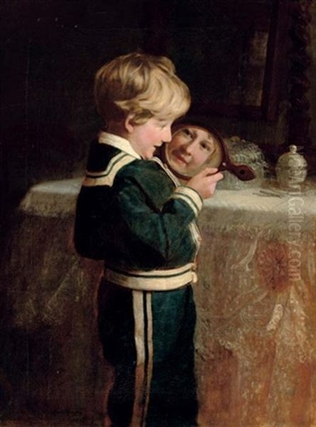 I See You! Oil Painting by Frederick Morgan