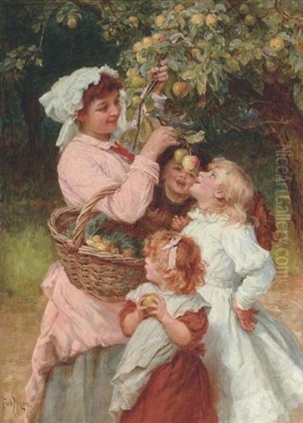 Bob Apple Oil Painting by Frederick Morgan