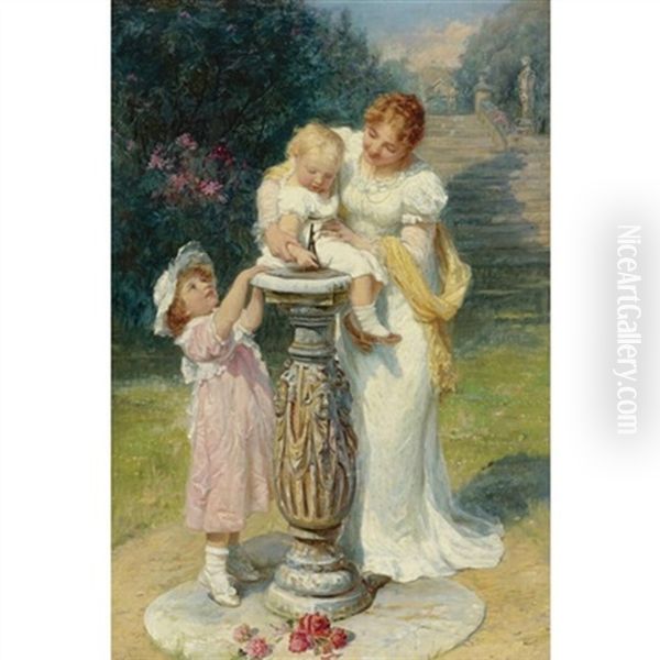 The Sundial Oil Painting by Frederick Morgan