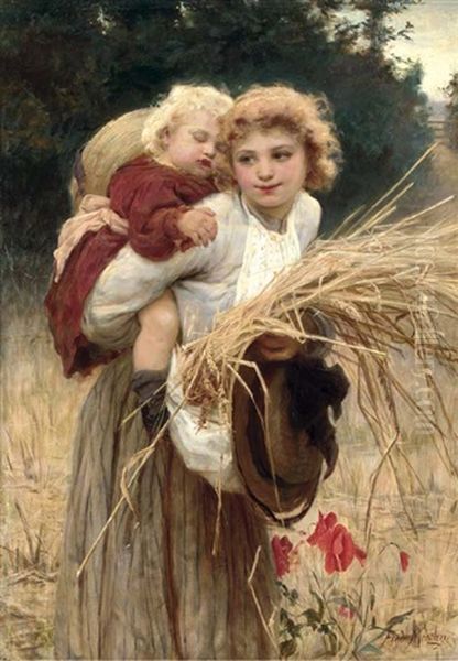 Her Constant Care Oil Painting by Frederick Morgan