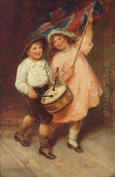 Soldiers Of The King Oil Painting by Frederick Morgan