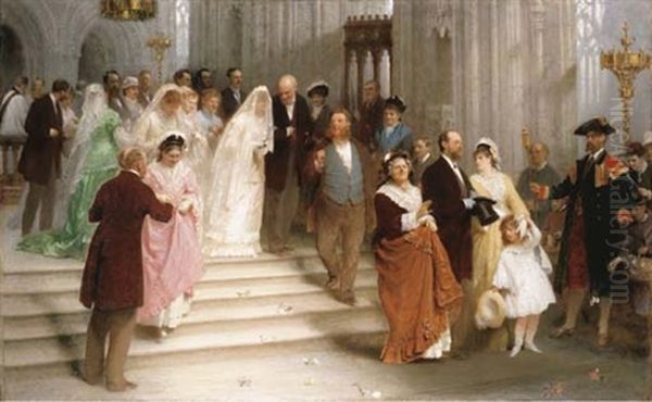 The Wedding Oil Painting by John Morgan