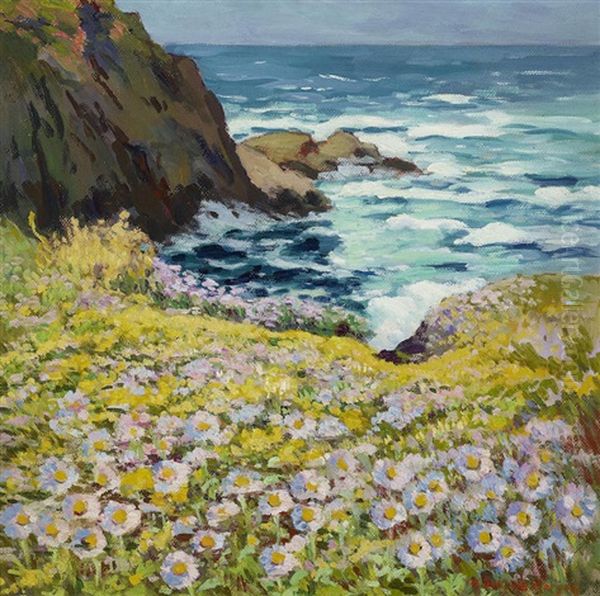 Along The Coast Oil Painting by Mary Deneale Morgan