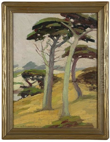 Coastal Cypress Landscape by Mary Deneale Morgan