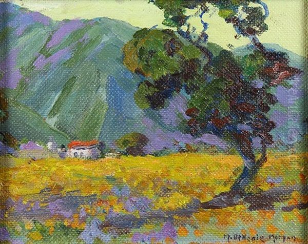 Springtime, Carmel Valley Oil Painting by Mary Deneale Morgan