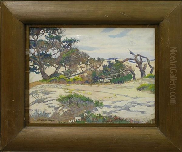 Dunes Landscape Oil Painting by Mary Deneale Morgan