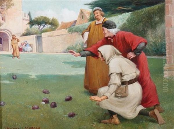 Monks Lawn Bowling by Walter Jenks Morgan