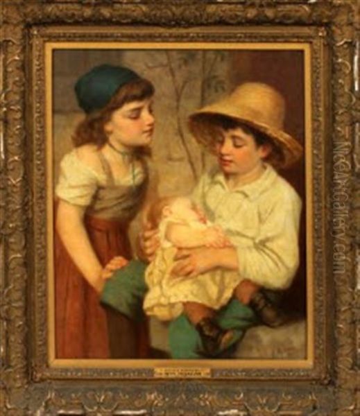 Precious Responsibility Oil Painting by William Morgan