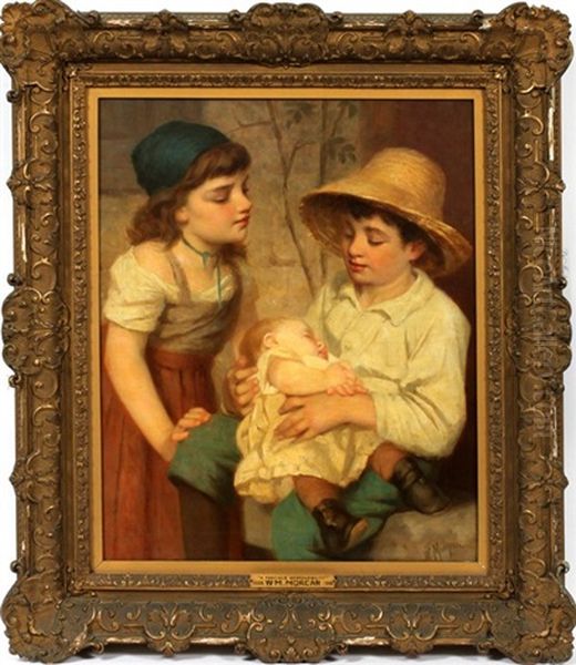 Precious Responsibility Oil Painting by William Morgan