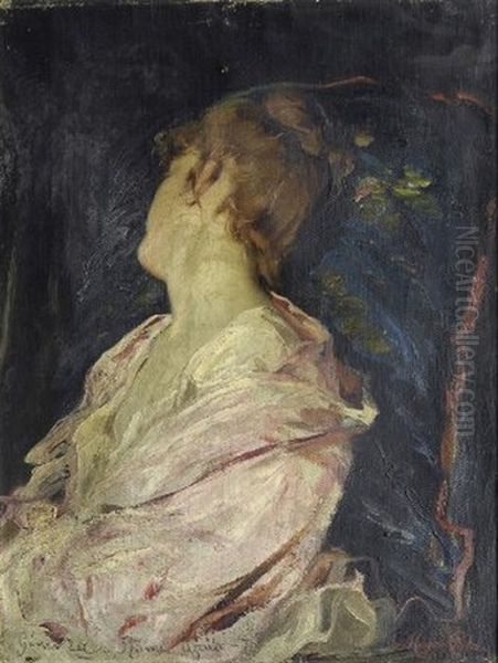 Figura Femminile Oil Painting by Pietro Morgari