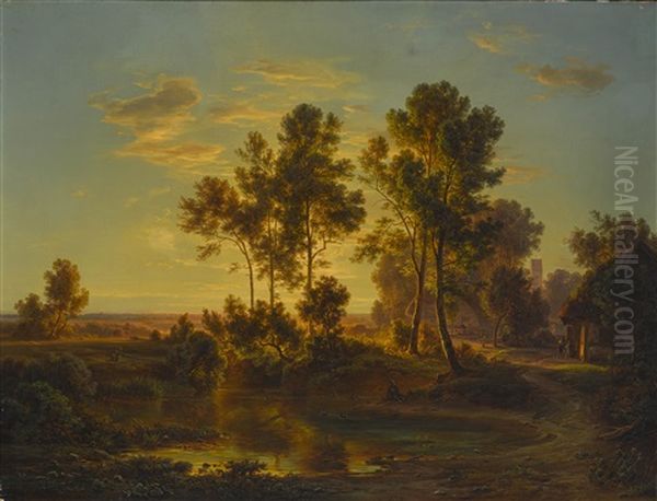 Verzeichnis Aller Bilder, Welche Ich Vom Jahre 1825 An Gemalt ... Oil Painting by Christian Ernst Bernhard Morgenstern