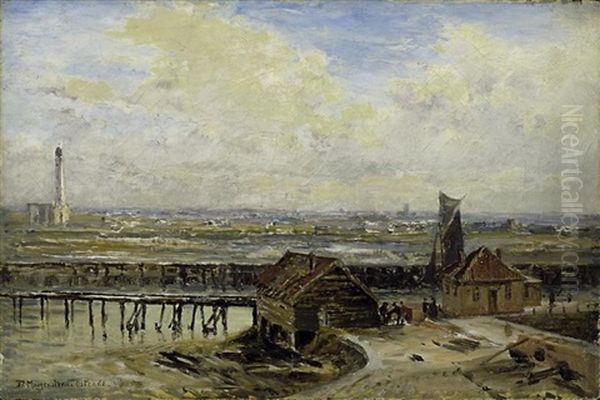 Am Hafen Von Ostende Oil Painting by Friedrich Ernst Morgenstern