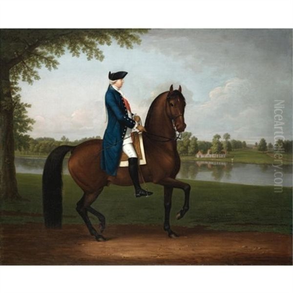 Portrait Of Prince William Augustus, Duke Of Cumberland Oil Painting by David Morier