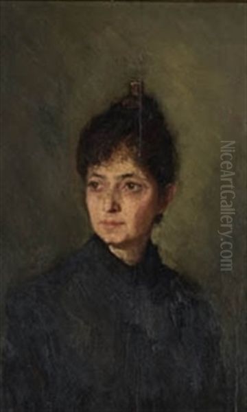 Maria De Edad Madura Oil Painting by Jose Morillo Ferradas