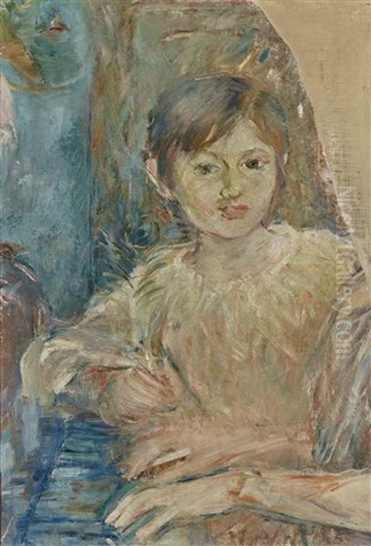 Julie Manet Ecoutant, Etude Pour 