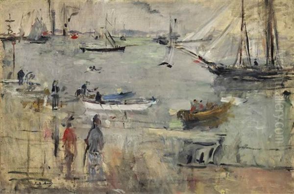 Marine En Angleterre Oil Painting by Berthe Morisot