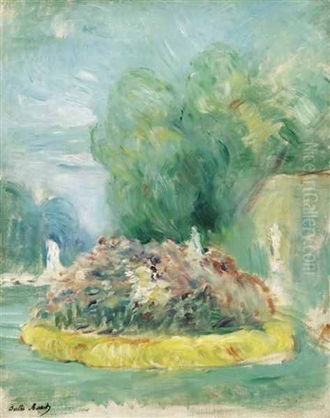 Parc De Fontainebleau Oil Painting by Berthe Morisot