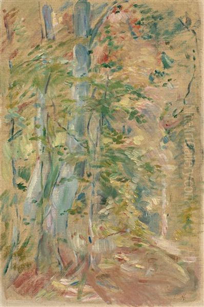 Etude De Foret Oil Painting by Berthe Morisot