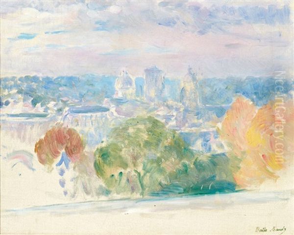 Vue De Tours (la Basilique Saint Martin Et La Tour Charlemagne) Oil Painting by Berthe Morisot