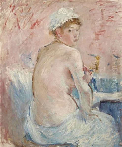 Nu De Dos Oil Painting by Berthe Morisot