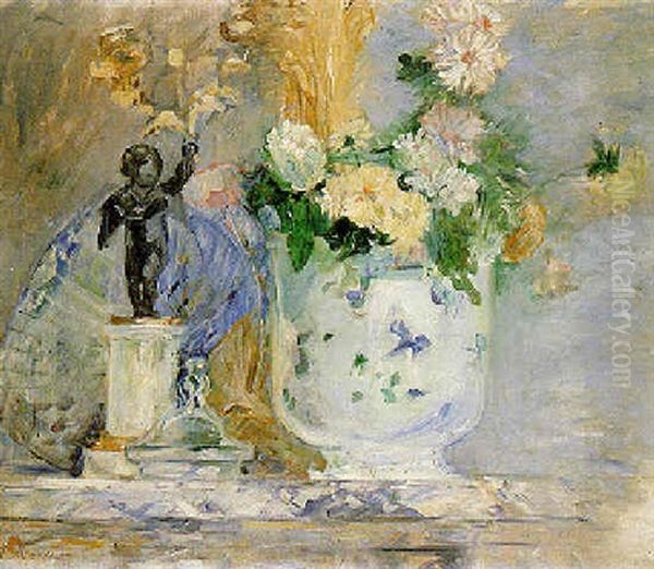 Le Cheminee Oil Painting by Berthe Morisot