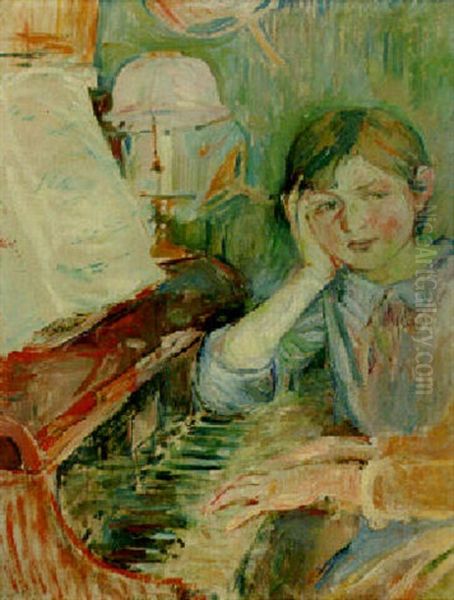 Julie Ecoutant by Berthe Morisot