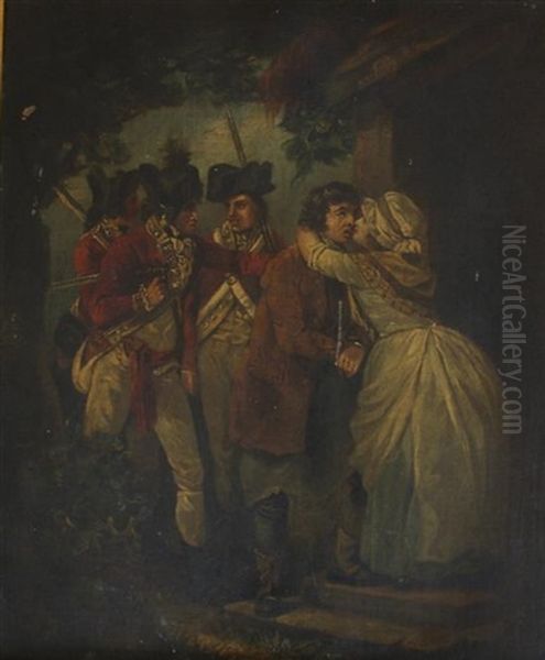 Arresting The Deserter Oil Painting by George Morland