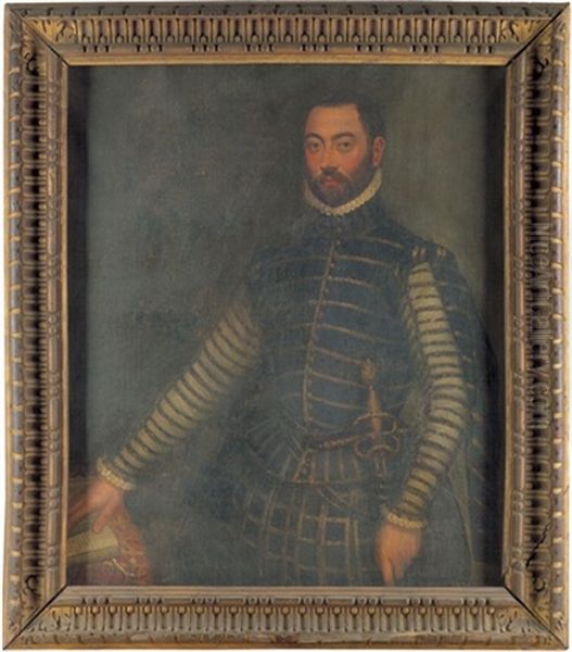 Bildnis Des Giovanni Battista Gorgo Oil Painting by Giovanni Battista Moroni