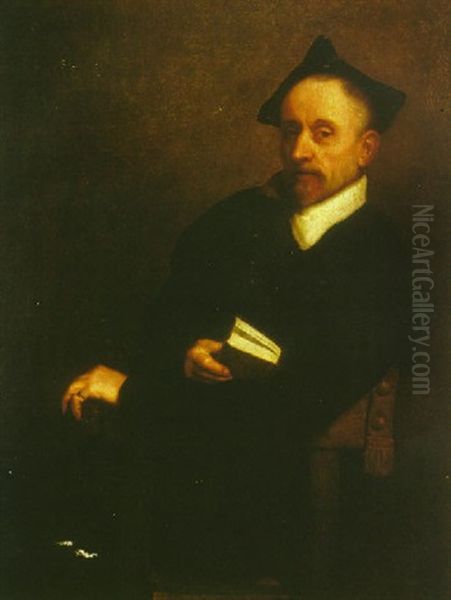 The Schoolmaster Of Titan Oil Painting by Giovanni Battista Moroni