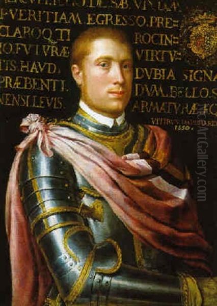 Ritratto Di Carlo Gonzaga-este Di Sabbioneta Oil Painting by Giovanni Battista Moroni