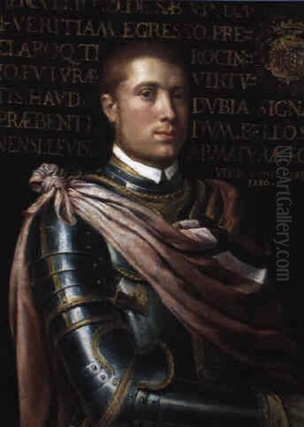 Ritratto Di Carlo Gonzaga-este Di Sabbioneta Oil Painting by Giovanni Battista Moroni