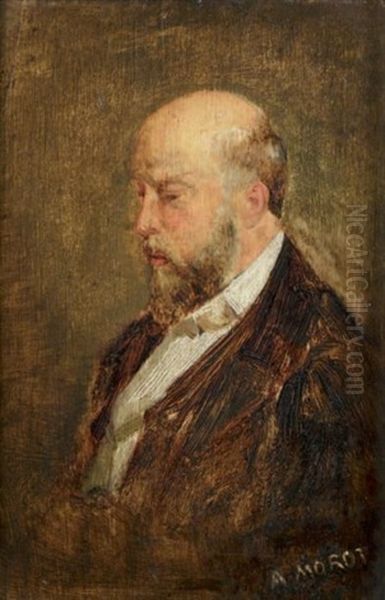 Portrait De Monsieur Frederic Boucheron Oil Painting by Aime Nicolas Morot