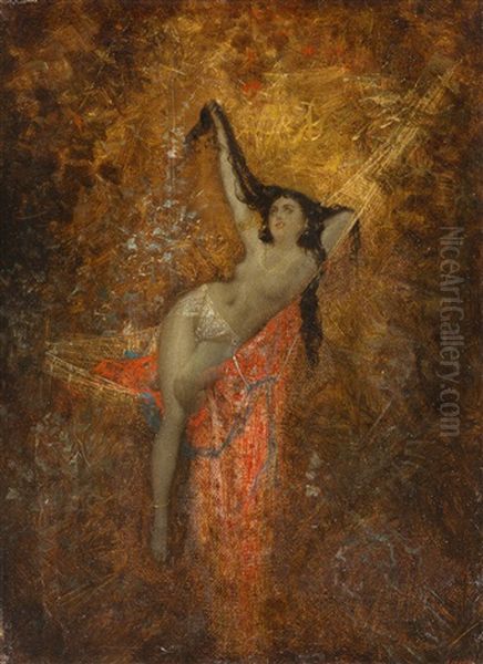 Salome Oil Painting by Aime Nicolas Morot