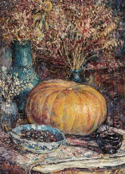 The Pumpkin - La Citrouille (1918) Oil Painting by George Morren