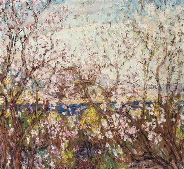 Printemps Oil Painting by George Morren