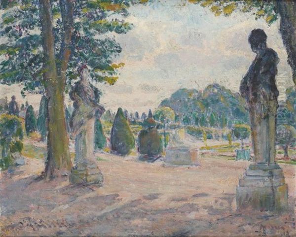 Les Gaines, Versailles Oil Painting by George Morren