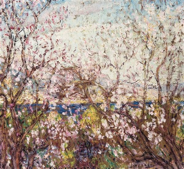 Printemps Oil Painting by George Morren