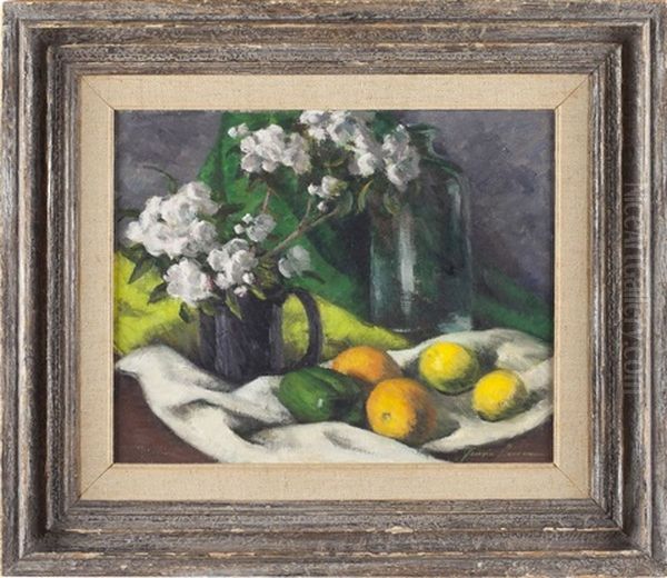 Still Life Oil Painting by George Morren