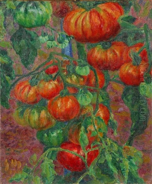 Tomates Oil Painting by George Morren