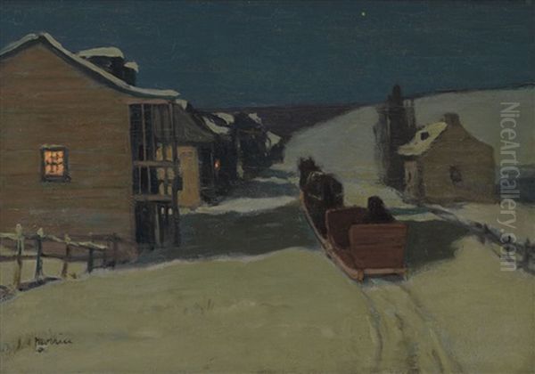 Landscape, Sainte-anne-de-beaupre Oil Painting by James Wilson Morrice