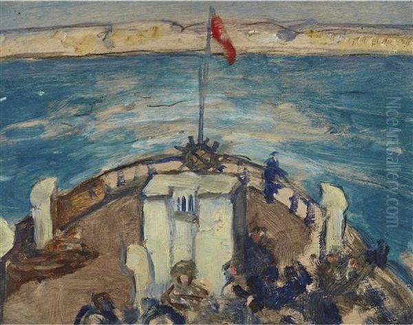 The Crossing Oil Painting by James Wilson Morrice