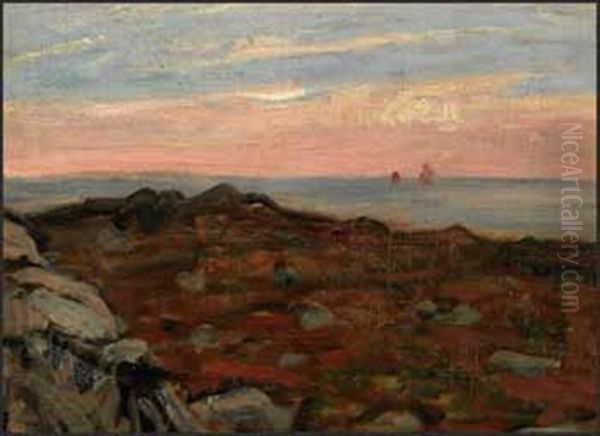 Coastal Landscape Oil Painting by James Wilson Morrice