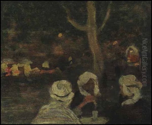 Cafe, Tangiers At Night Oil Painting by James Wilson Morrice