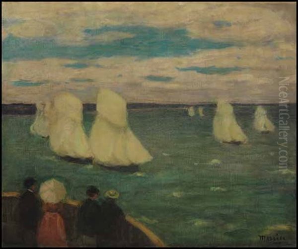 Regates A Saint-malo Oil Painting by James Wilson Morrice