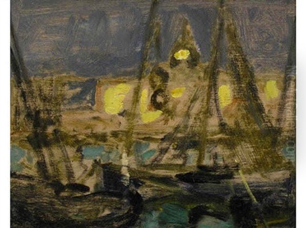 Concarneau Oil Painting by James Wilson Morrice