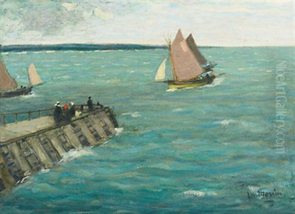 Sailing Boats Oil Painting by James Wilson Morrice