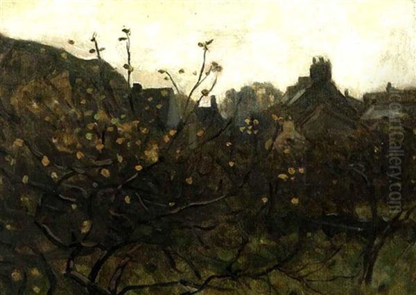 Orchard, Brittany Oil Painting by James Wilson Morrice