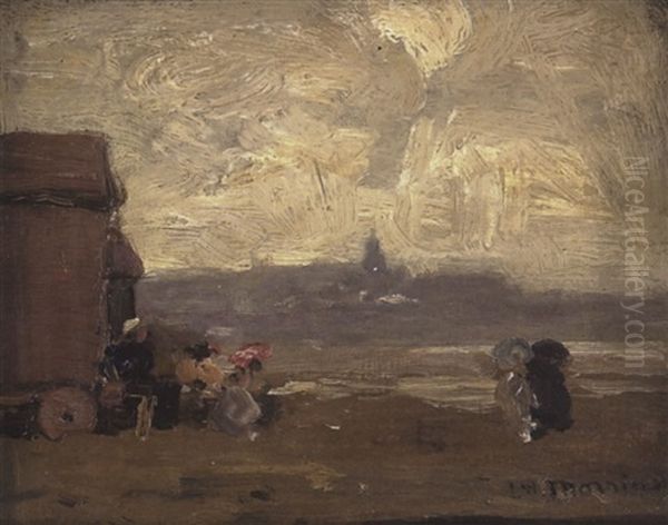 Parame, La Plage Oil Painting by James Wilson Morrice