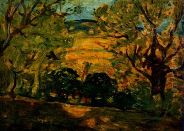 Landscape, Brittany Oil Painting by James Wilson Morrice