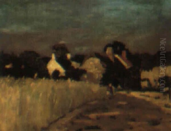 Brittany Landscape Oil Painting by James Wilson Morrice